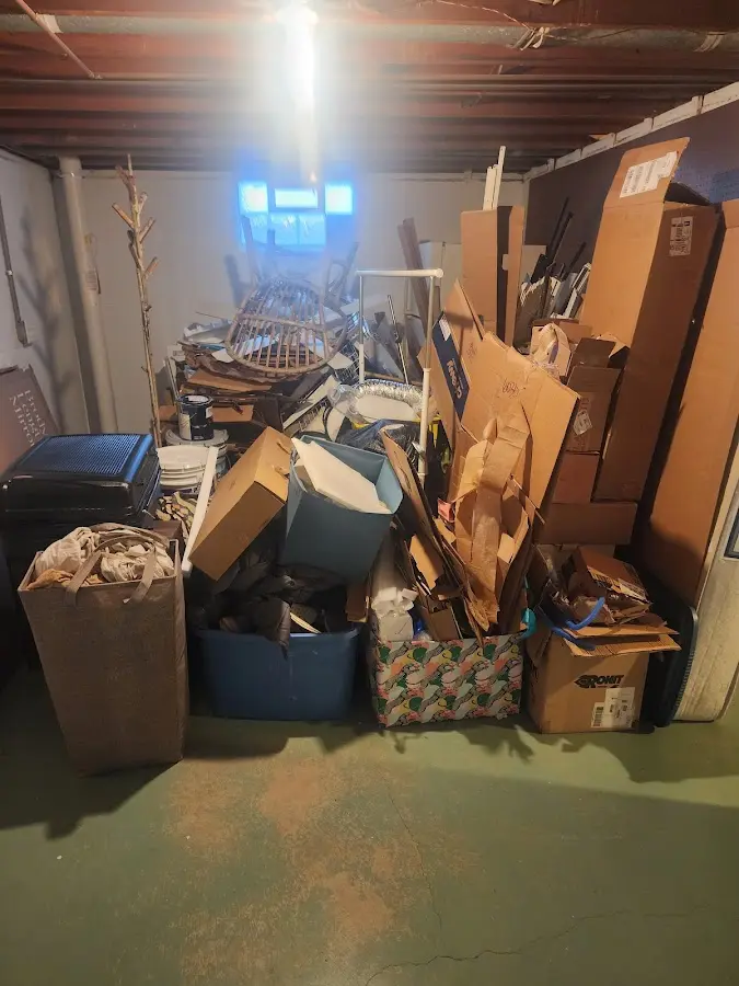 Roll-off dumpster container at job site for Construction Dumpster Rental in Polk City